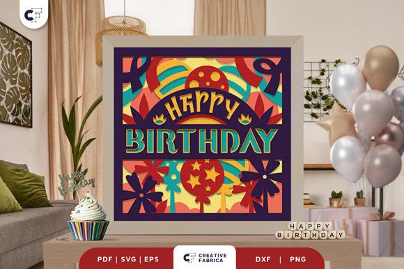 Review: 3D SVG Birthday Balloon Art